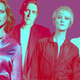 Kerry Bishé (Photo: Eric Ogden/AMC), Lee Pace (Photo: Frank Ockenfels 3/AMC), Mackenzie Davis (Photo: James Minchin III/AMC), and Scoot McNairy (Photo: James Minchin/AMC). Graphic: Libby McGuire.